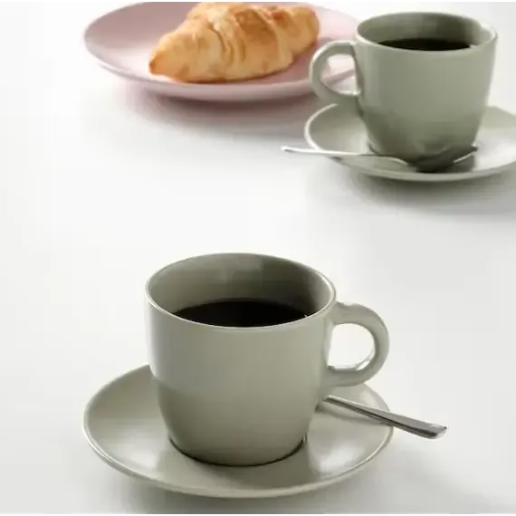 IKEA FARGKLAR Filxhan set 4 cope 25cl / gjelbërt - 3