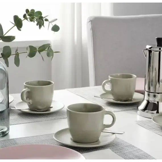 IKEA FARGKLAR Filxhan set 4 cope 25cl / gjelbërt - 4