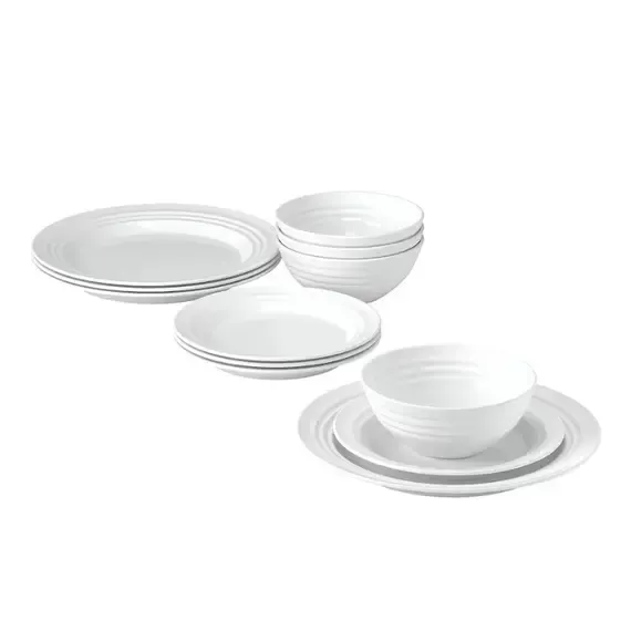 IKEA FAVORISERA Pjata set 12c 31cm / bardhë - 1