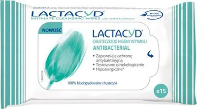 Faculeta higjenike Lactacyd Antibacteria, 15 copë - 1