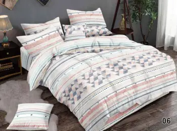 Set çarçafë Nagavci Home CROTON, 200x220cm, shumëngjyrëshe