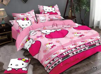 Set çarçafë per fëmijë Nagavci Home Hello Kitty, 160x220cm