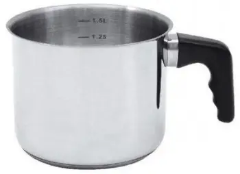 Tenxhere për qumësht Dajar, 1 l, e argjendtë