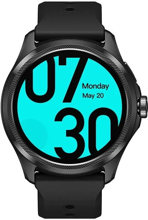 Smartwatch Mobvoi TicWatch Pro 5 GPS Elite Edition, 1.43", 32GB, 2GB RAM, i zi, set me rrip silikoni dhe rrip eco-leather - 4