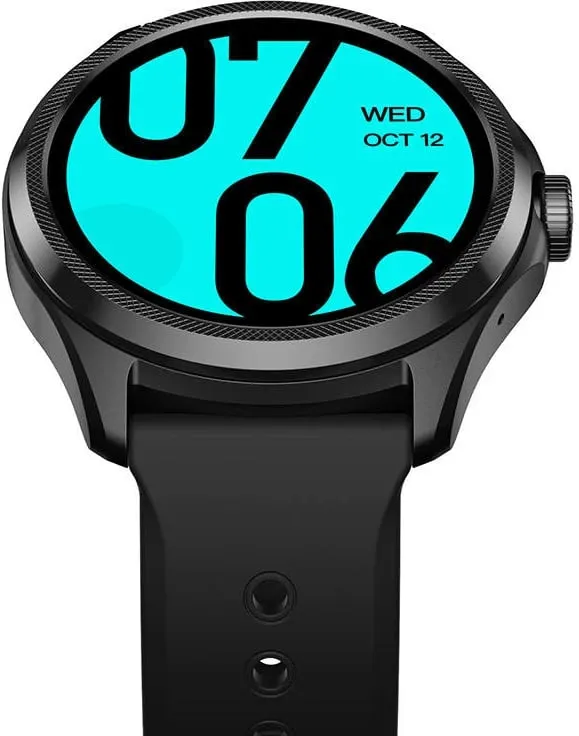 Smartwatch Mobvoi TicWatch Pro 5 GPS Elite Edition, 1.43", 32GB, 2GB RAM, i zi, set me rrip silikoni dhe rrip eco-leather - 5