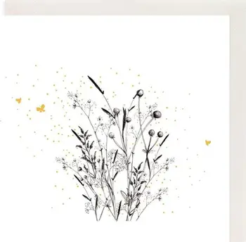 Kartolinë Clear Creation Gilded Card CL3801 Meadow, katrore, me zarf, shumëngjyrëshe