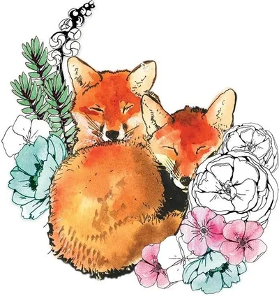 Kartolinë Clear Creation Swarovski Foxes - 1