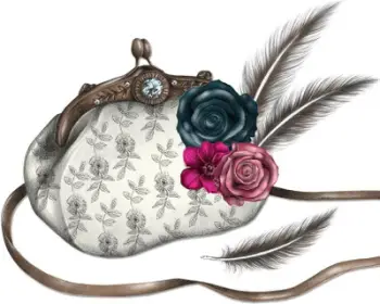 Qese për lapsa Swarovski Clear Creation - Katrore