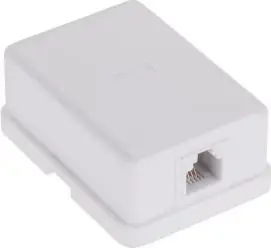 Prizë telefoni LechPol, 1 x PIN RJ11, e bardhë