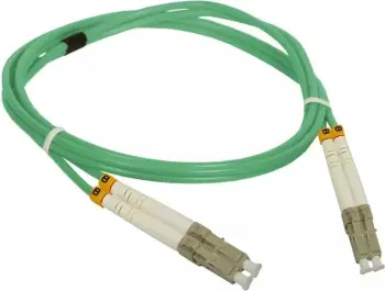 Kabllo optike A-LAN FOC-LCLC-5MMD-1-3, OM3, LC në LC, 1m, turquoise
