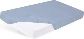 Çarçaf mbrojtës me lastik Multitex Bamboo 24, 80 x 160 cm, i papërshkueshëm nga uji, i bardhë