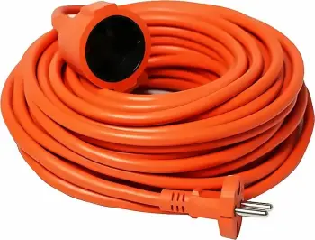 Zgjatues elektrik VERTEX PZO20M2x1.0mm, 20m, portokalli