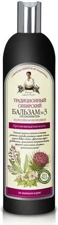 Balsam kundër rënies së flokëve Babushka Agafia Traditional Siberian nr. 3, 550 ml