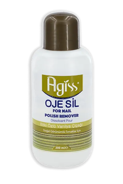 Aceton për thonjë Agiss Vanilla Handle, 200 ml - 1