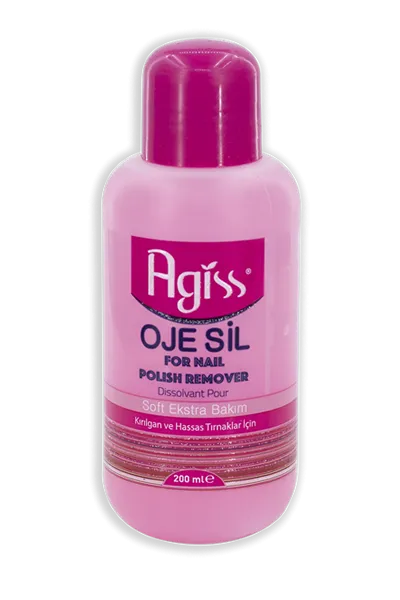Aceton për thonjë Agiss Extra Care Soft, 200 ml - 1