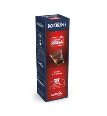 Borbone Rossa , përzierje kompatibile me Caffitaly® (10 kapsula)
