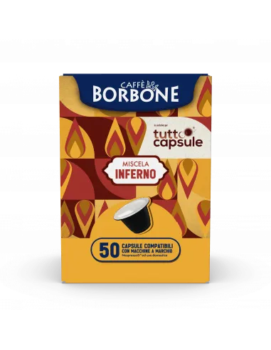 Borbone Inferno, përzierje kompatibile me Nespresso® (50 kapsula) - 1