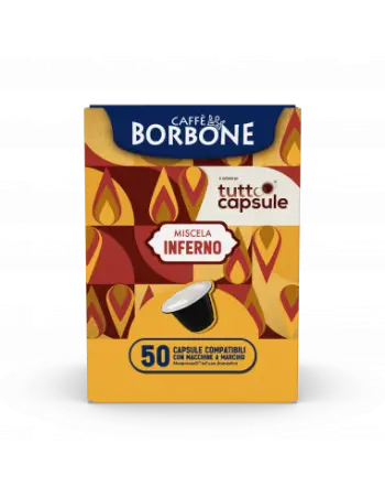 Borbone Inferno, përzierje kompatibile me Nespresso® (50 kapsula)