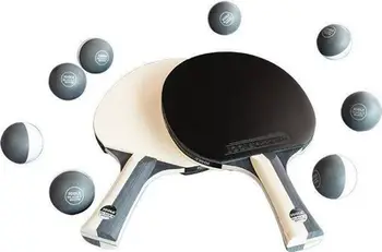 Set pingpongu Joola 54817, 2 raketa, 8 topa, i zi dhe i bardhë