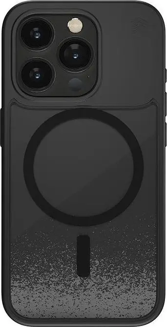 Mbulesë telefoni STM Relax Sand MagSafe për iPhone 15 Pro Max, polikarbonat dhe TPU, e zezë dhe gri