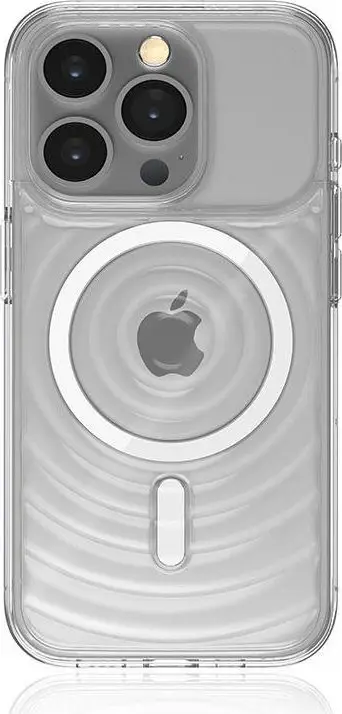 Mbrojtëse telefoni STM Reawaken Ripple MagSafe për iPhone 15, transparente, me mbrojtje kundër goditjeve