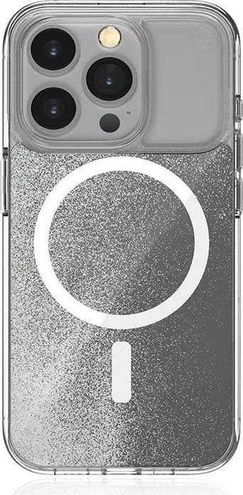 Mbrojtëse telefoni STM Relax Sand MagSafe për iPhone 15, transparente, e bardhë - 1