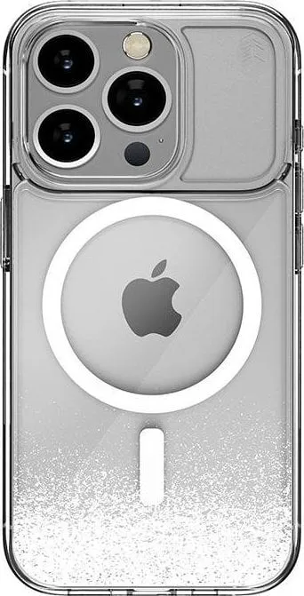 Mbrojtëse telefoni STM Relax Sand MagSafe për iPhone 15, transparente, e bardhë - 2