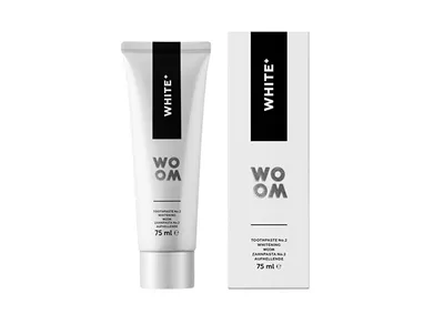 Pastë e dhëmbëve WOOM WHITE+, 75 ml - 1