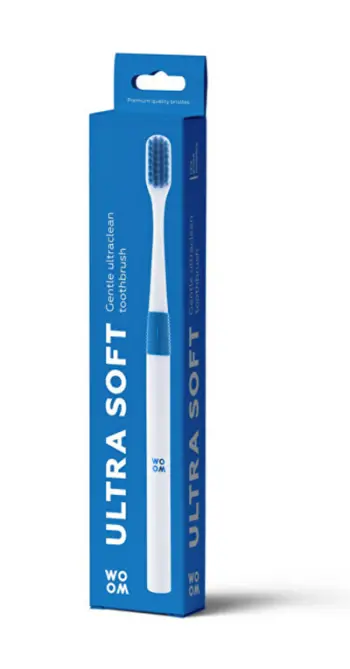 Furçë për dhëmbë Woom Ultrasoft kWOM022, e kaltër