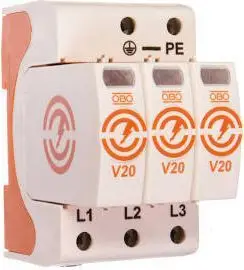 Ndërprerës i siguresave Bettermann 3P, 20kA, 280 V