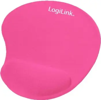 Mauspad LogiLink ID0027P me xhel, rozë, me mbështetje për kyç