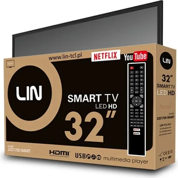 Televizor Smart LED Lin 32D1700, 32", Full HD, i zi - 2