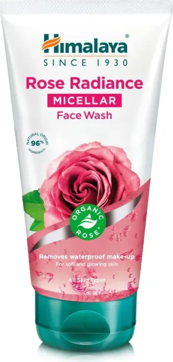 Xhel pastrues fytyre për femra Himalaya Illuminating Micellar me Trëndafil Organic, 150ml