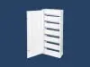 Panel shpërndarës modular Karwasz RN-120, 6x20 module, montim sipërfaqësor, i bardhë
