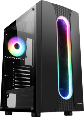 Kasë kompjuteri 1stCool Sauron, ARGB, USB 3.0, e zezë