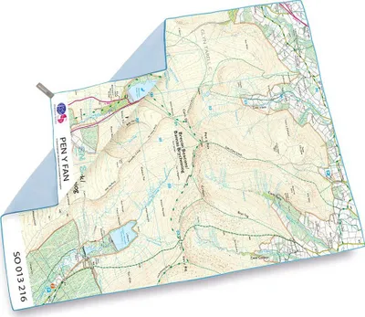 Peshqir plazhi Lifeventure SoftFibre OS Map Giant Quick Dry - 1