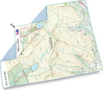 Peshqir plazhi Lifeventure SoftFibre OS Map Giant Quick Dry