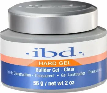 Xhel ndërtues për thonj IBD Hard Builder Gel UV për femra Clear 56g
