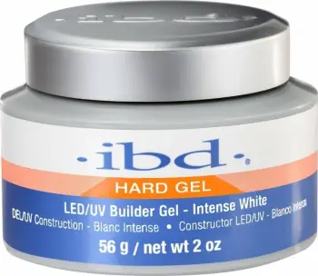 Xhel ndërtues për thonj IBD LED/UV Intense White për femra, 56g