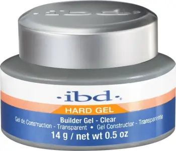 Xhel ndërtues për thonj IBD Hard Builder Gel UV për femra Clear 14g