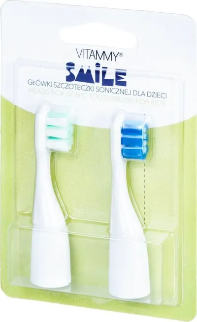 Set koka për furçë të dhëmbëve Vitammy Smile sonic, 2 copë, të bardha - 2