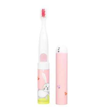 Furçë për dhëmbë Vitammy Sonic Smile Bunny Pink, e bardhë/rozë