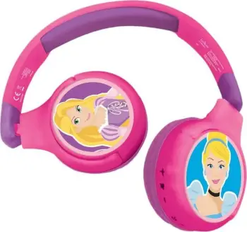 Kufje të palosshme Lexibook HPBT010DP Disney Princess, wireless dhe me kabllo, rozë