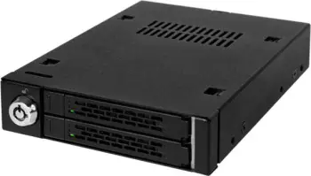 Fole për disqe ICY DOCK MB992SK-B, 2 x 2.5", e zezë