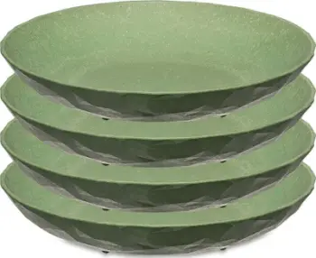 Set pjata Koziol Club 220mm, 4 copë, Leaf Green
