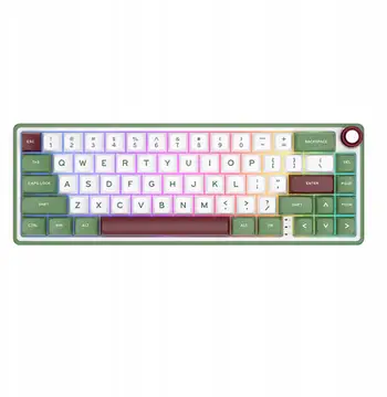 Tastierë mekanike Royal Kludge RK R65, 65%, 66 taste, RGB, me kabllo