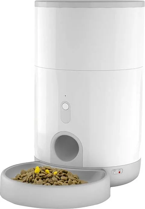 Shpërndarës ushqimi për kafshë Petoneer Nutri Mini, 2.6L, i bardhë - 2
