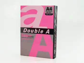 Double A Leter Me Ngjyre A4 75Gr Neon Pink 100Fl