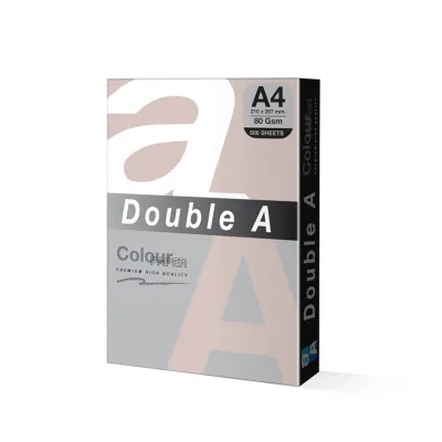 Double A Leter Me Ngjyre A4 80Gr Old Rose 500Fl Albicocca - 1