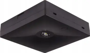 Llambë emergjente Intelight STARLET QUAD LED SO 150lm 1H IP20, e zezë